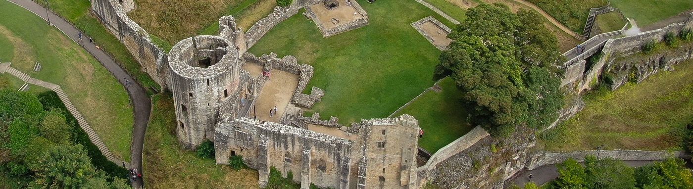 Barnard Castle from the air